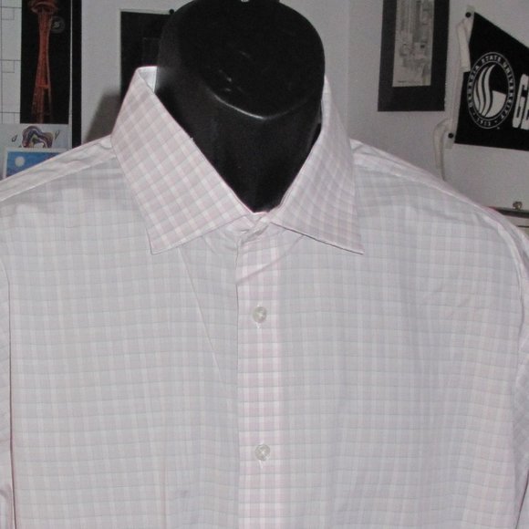 Sized 18 - 34/35 - 2XL Calvin Klein Steel Dress Shirt - Picture 5 of 15